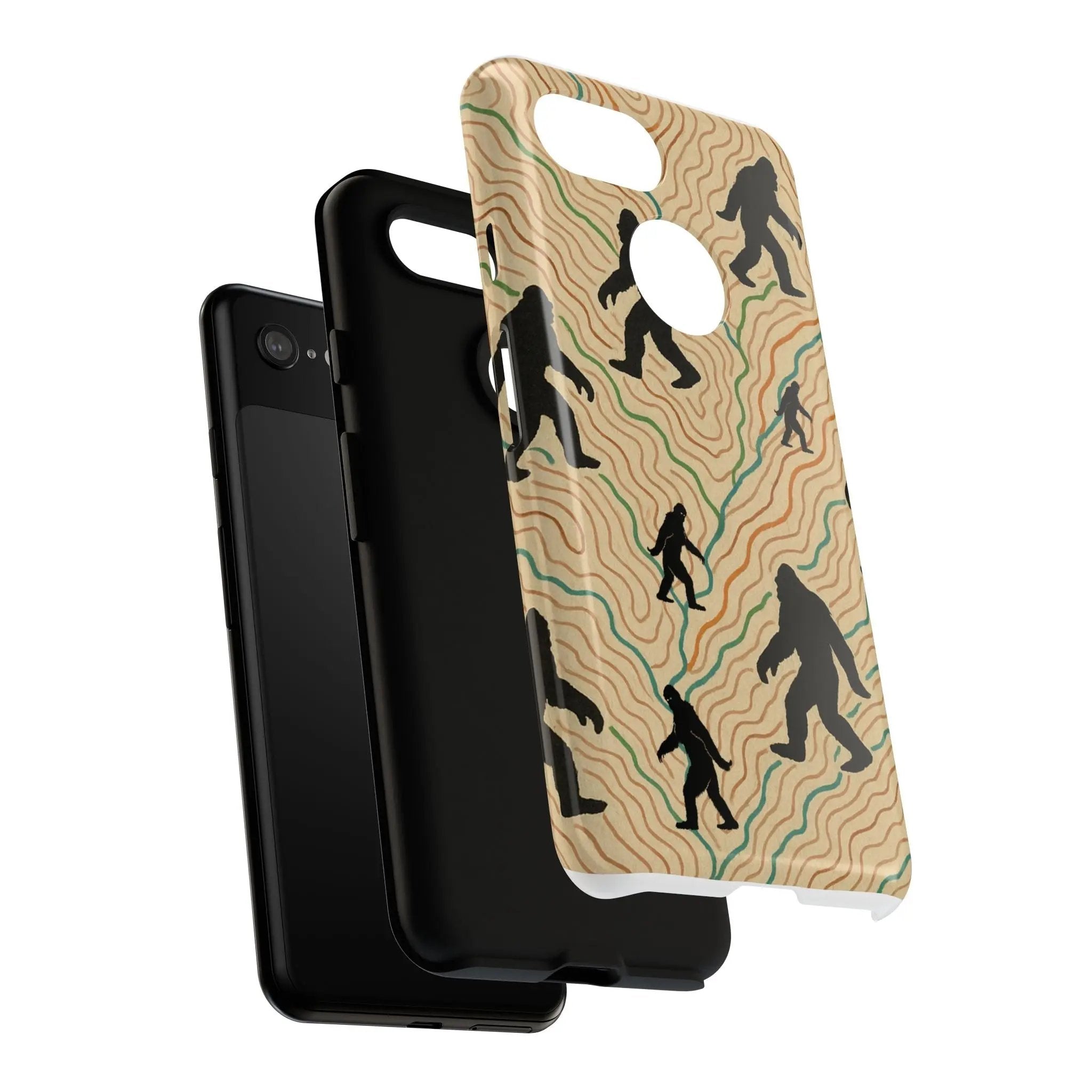 Bigfoot Phone Case – Durable Adventure Phone Case, Unique Nature Lover Gift, Outdoor Accessories Printify