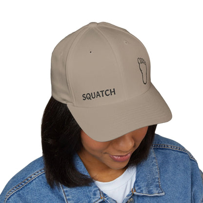 Embroidered Sasquatch Footprint Cap – Classic Low-Profile Adventure Hat