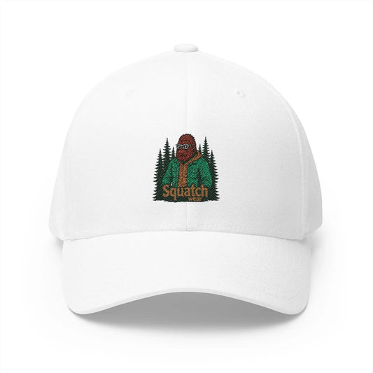 Sasquatch Embroidered Cap – Outdoor Adventure Hat, Bigfoot Enthusiast Gift, Hiking & Casual Wear Printify