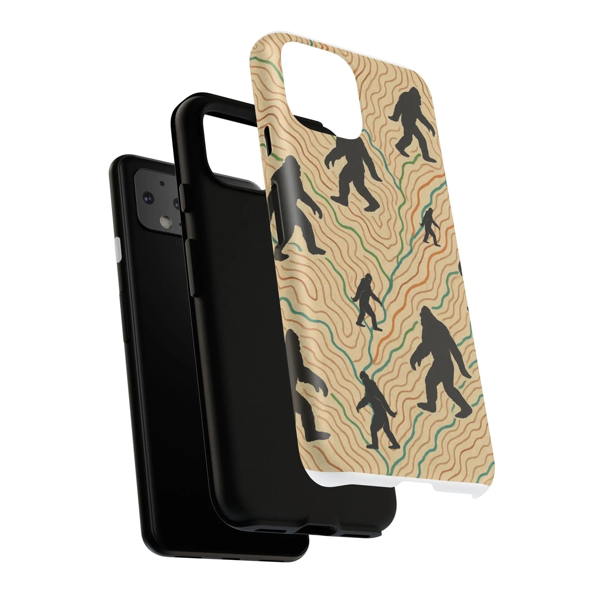Bigfoot Phone Case – Durable Adventure Phone Case, Unique Nature Lover Gift, Outdoor Accessories Printify