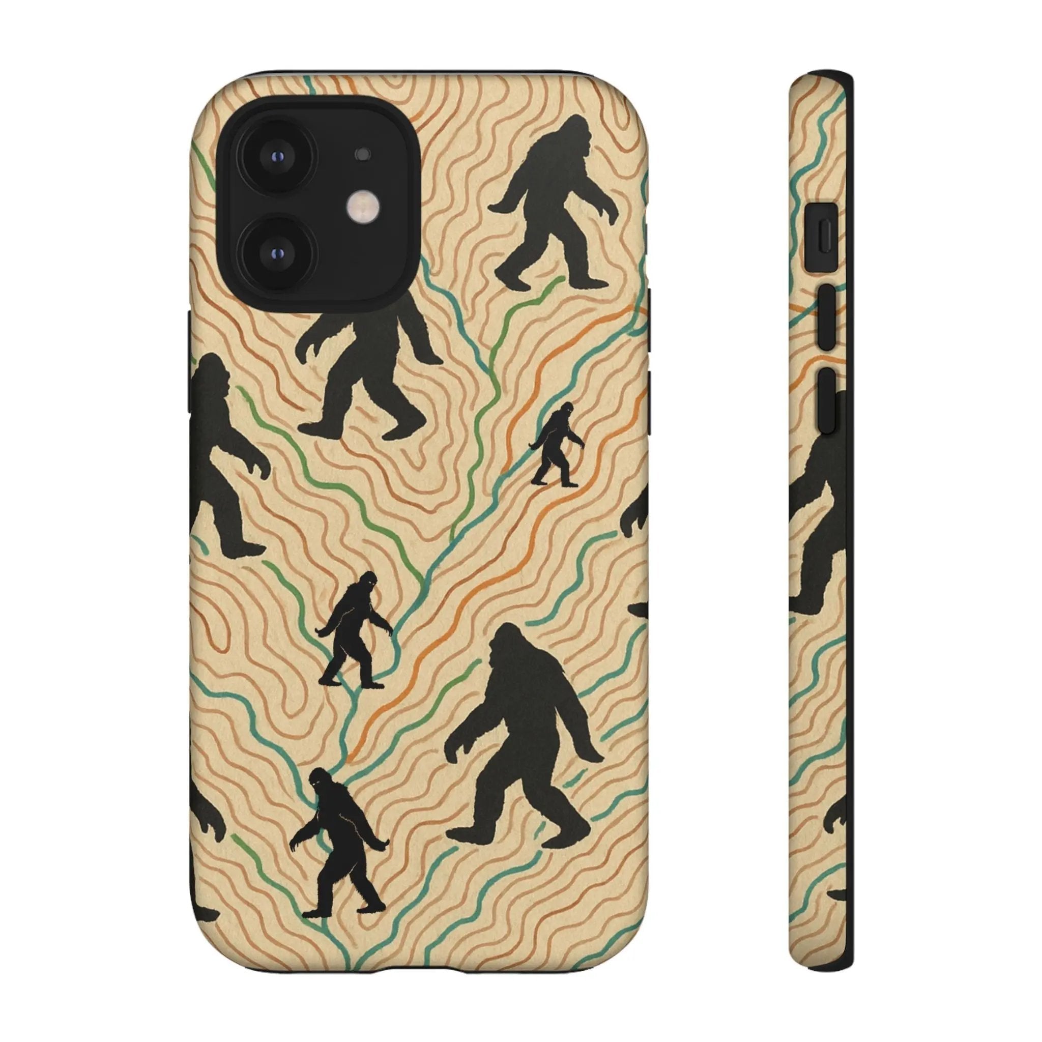 Bigfoot Phone Case – Durable Adventure Phone Case, Unique Nature Lover Gift, Outdoor Accessories Printify