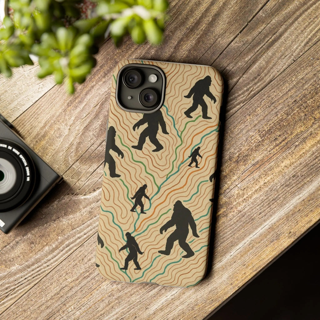 Bigfoot Phone Case – Durable Adventure Phone Case, Unique Nature Lover Gift, Outdoor Accessories Printify