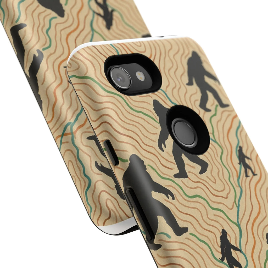 Bigfoot Phone Case – Durable Adventure Phone Case, Unique Nature Lover Gift, Outdoor Accessories Printify