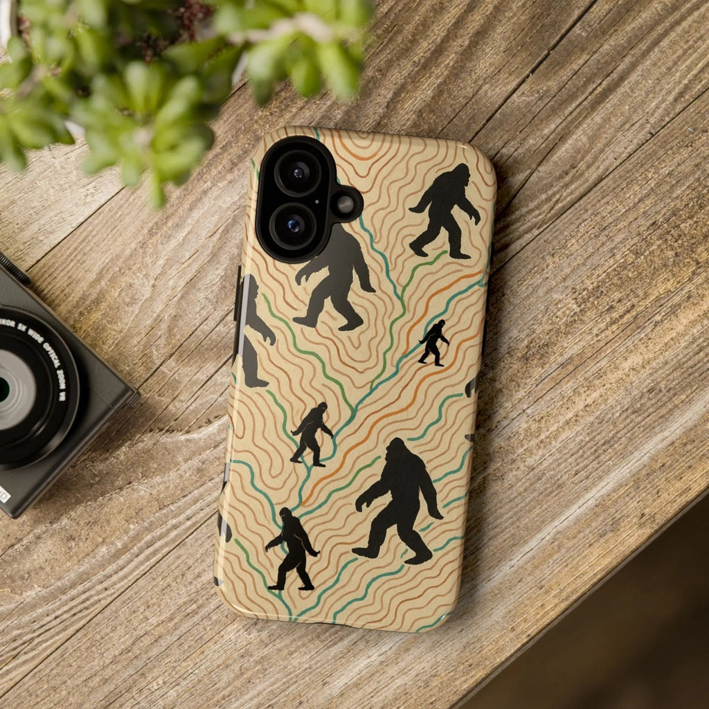 Bigfoot Phone Case – Durable Adventure Phone Case, Unique Nature Lover Gift, Outdoor Accessories Printify