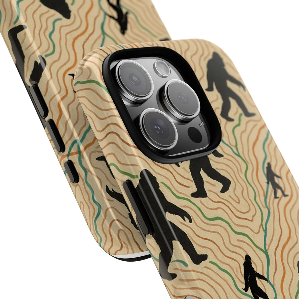 Bigfoot Phone Case – Durable Adventure Phone Case, Unique Nature Lover Gift, Outdoor Accessories Printify