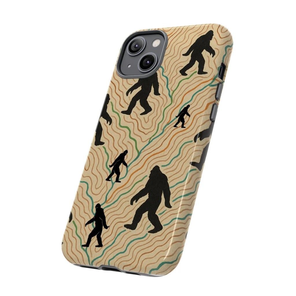 Bigfoot Phone Case – Durable Adventure Phone Case, Unique Nature Lover Gift, Outdoor Accessories Printify