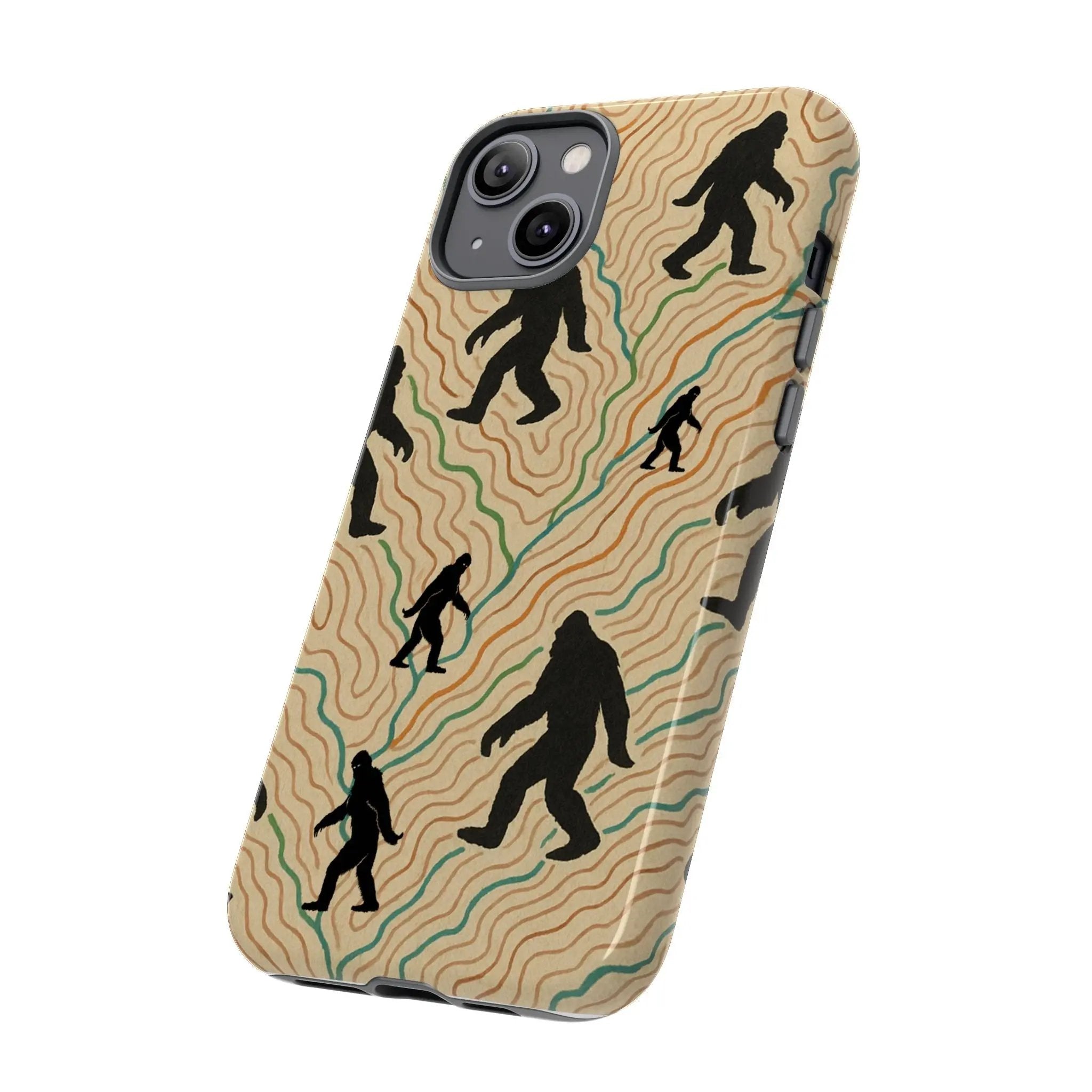 Bigfoot Phone Case – Durable Adventure Phone Case, Unique Nature Lover Gift, Outdoor Accessories Printify