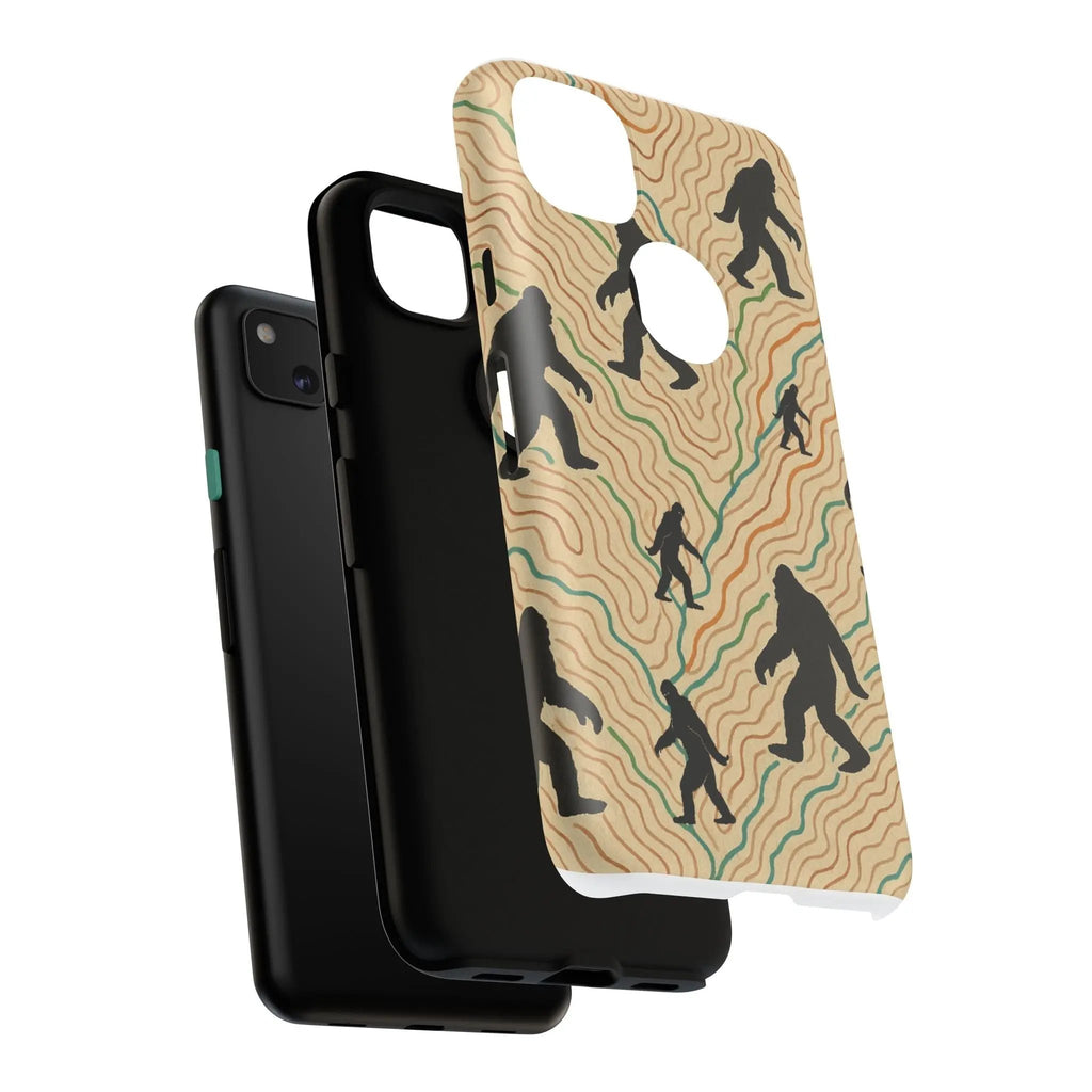Bigfoot Phone Case – Durable Adventure Phone Case, Unique Nature Lover Gift, Outdoor Accessories Printify