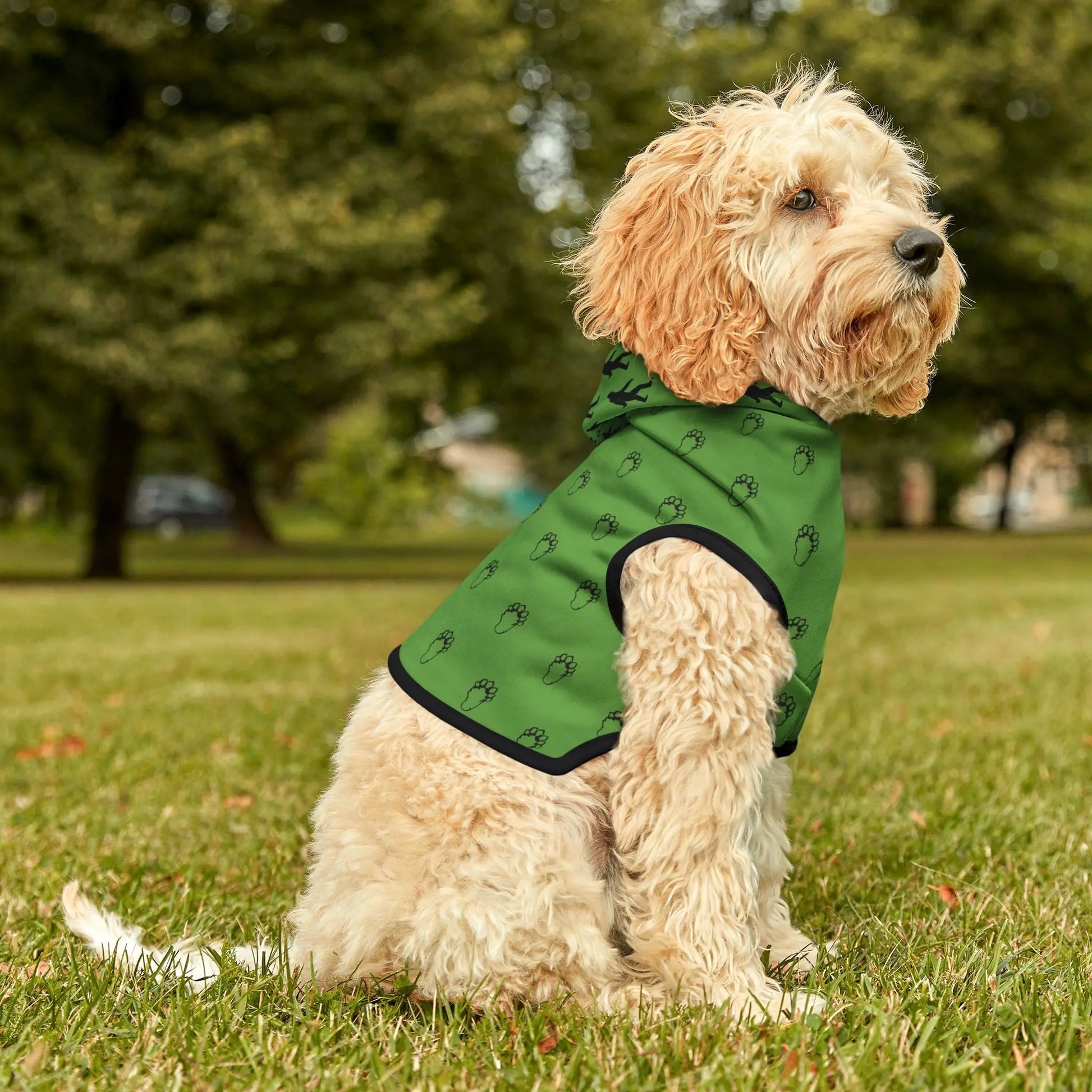 Bigfoot-Inspired Dog Hoodie | Lightweight & Washable Printify