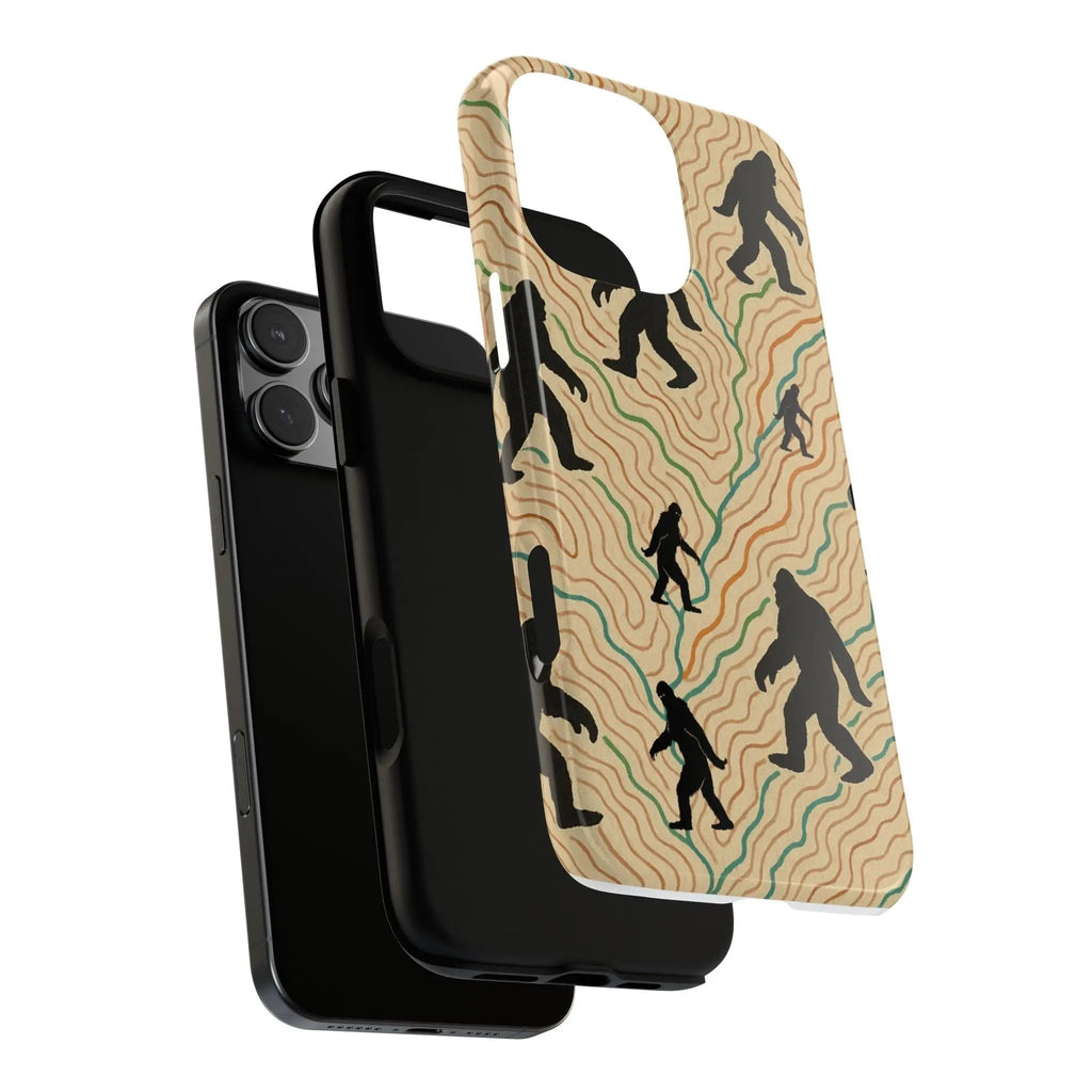 Bigfoot Phone Case – Durable Adventure Phone Case, Unique Nature Lover Gift, Outdoor Accessories Printify