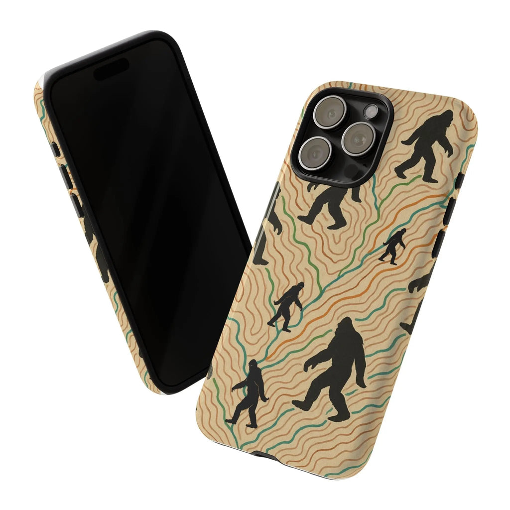 Bigfoot Phone Case – Durable Adventure Phone Case, Unique Nature Lover Gift, Outdoor Accessories Printify