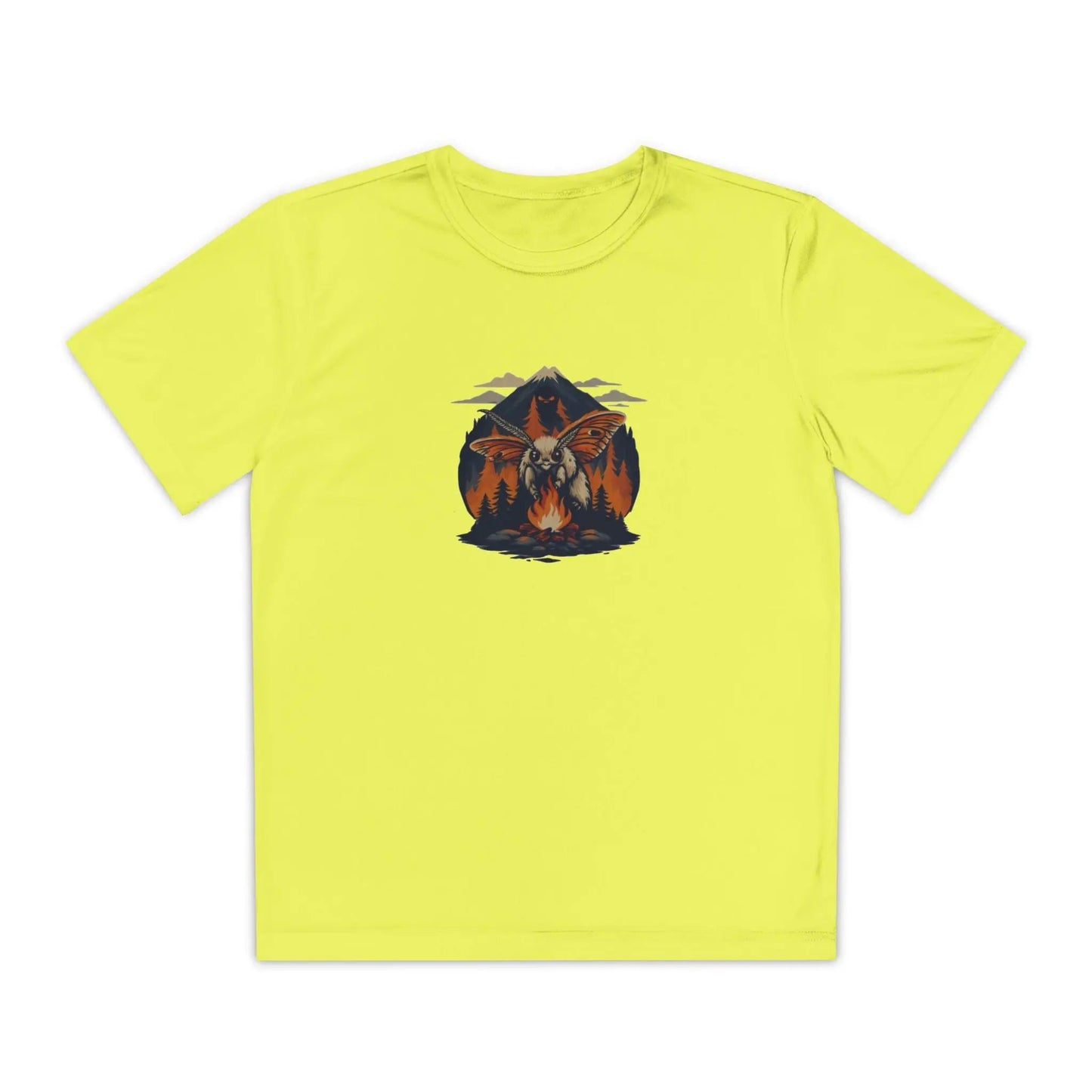 Youth Adventure Tee – Kids’ Mountain Design Outdoor & Hiking Shirt, Perfect Gift for Young Nature Lovers Printify