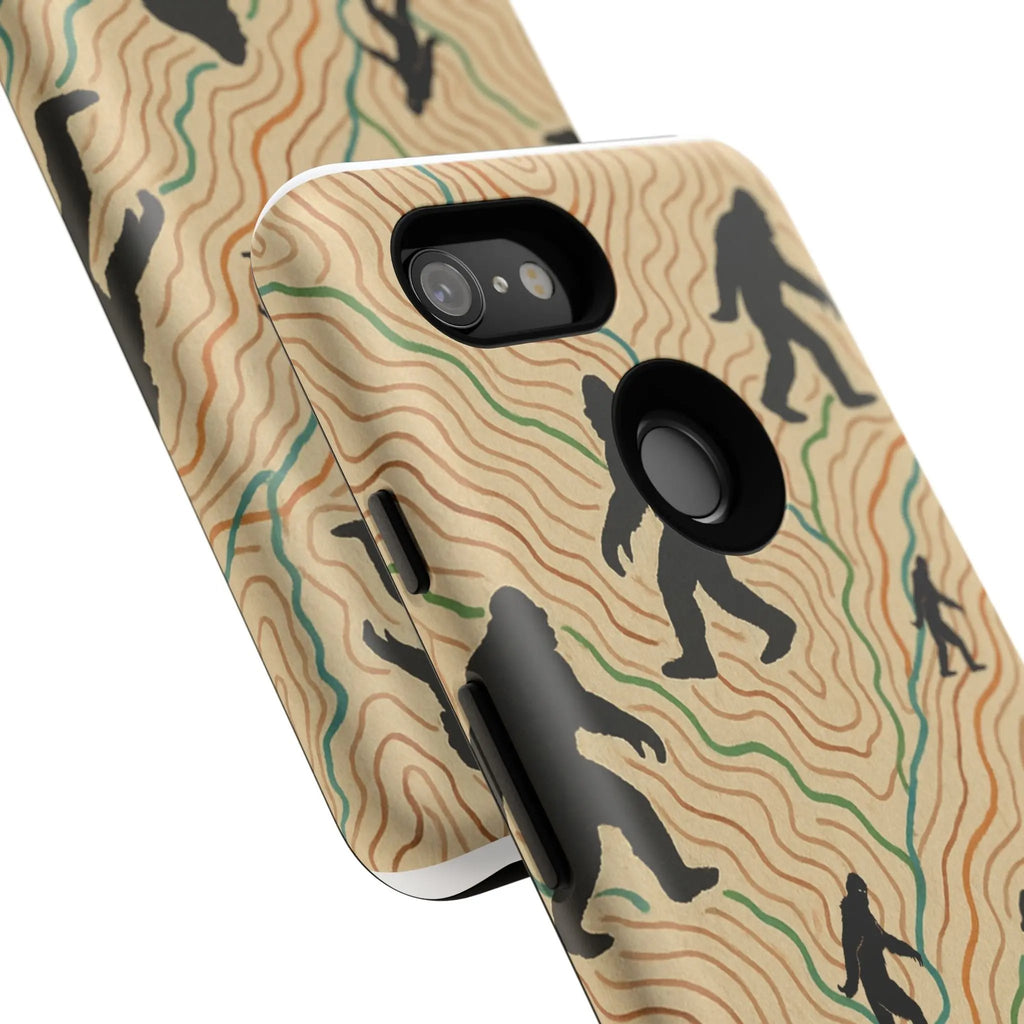 Bigfoot Phone Case – Durable Adventure Phone Case, Unique Nature Lover Gift, Outdoor Accessories Printify