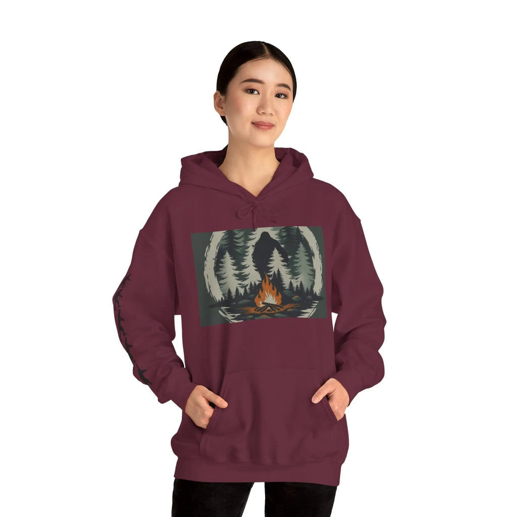 Nature-Inspired Adventure Hoodie – Unisex Heavy Blend™ Sweatshirt, Hiking & Camping Gift, Travel and Outdoor Apparel Printify