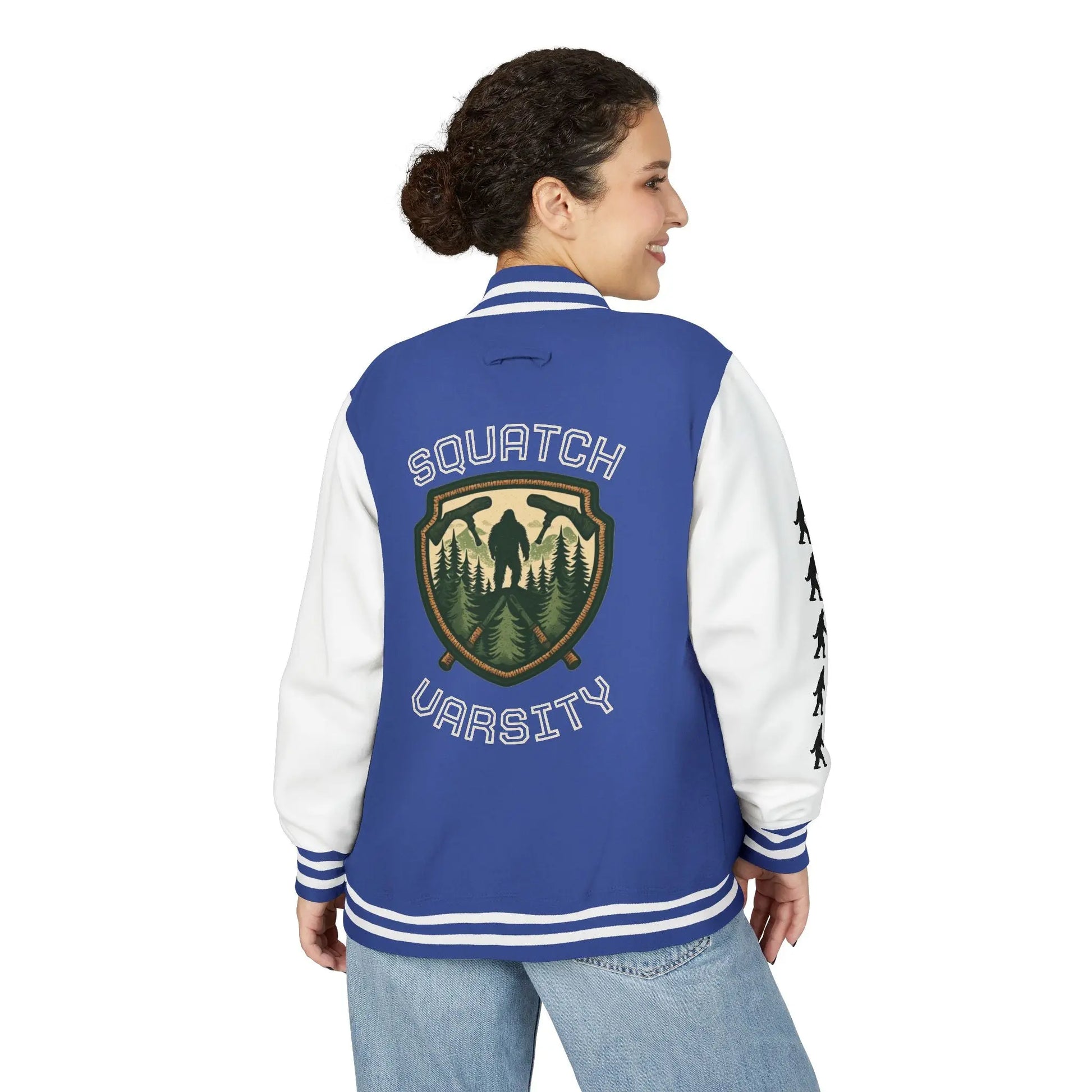 Squatch Varsity Letterman Jacket Printify