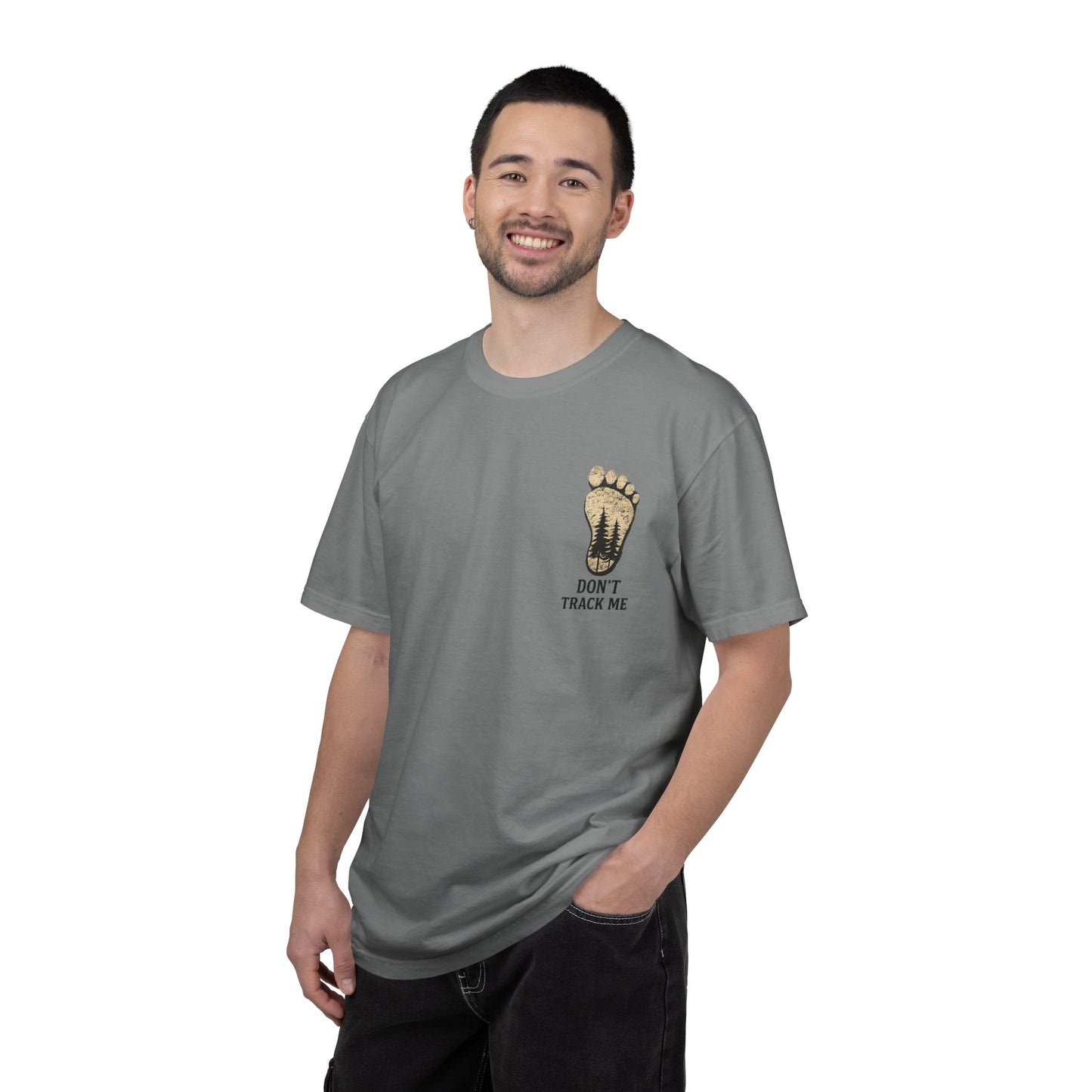 Don’t Track Me Bigfoot Shirt – Untrackable Sasquatch Outdoor Graphic Tee
