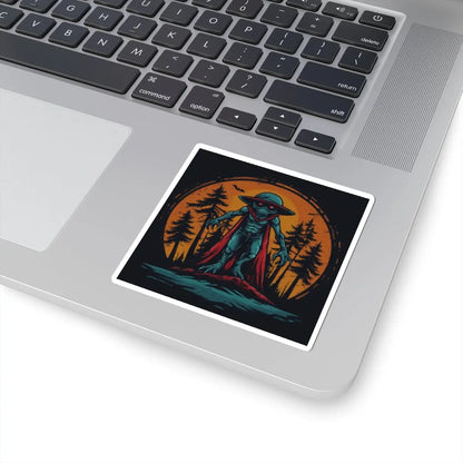 Alien Adventure Kiss-Cut Stickers – Fun Vinyl Decals, Laptop & Journal Decor, Halloween & UFO Enthusiast Gifts - Squatch Wear