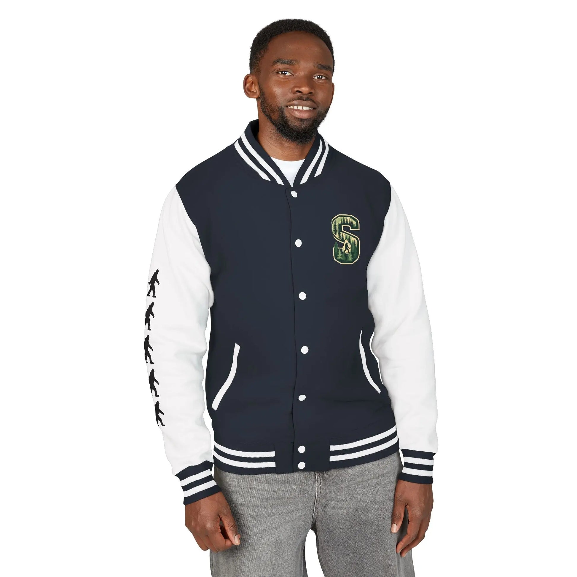 Squatch Varsity Letterman Jacket Printify