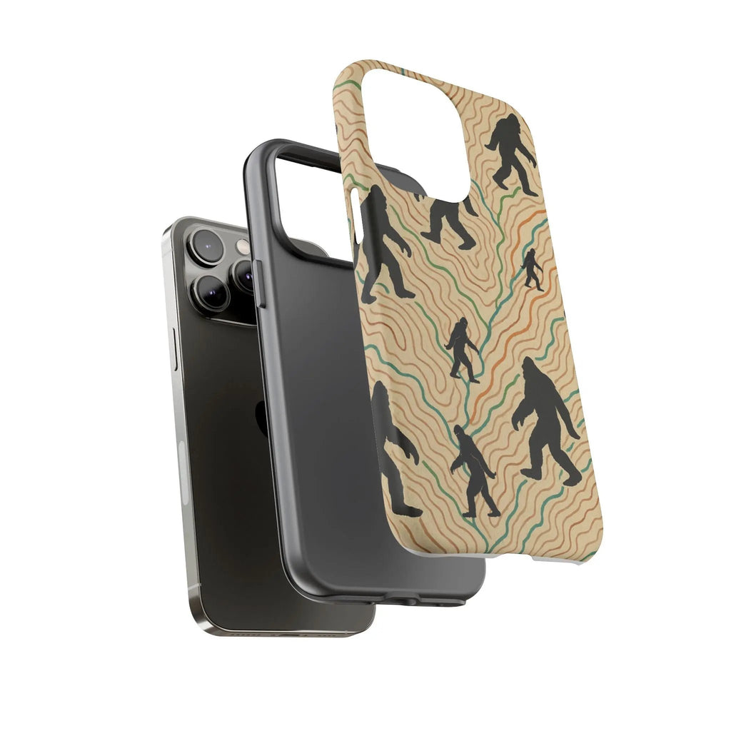 Bigfoot Phone Case – Durable Adventure Phone Case, Unique Nature Lover Gift, Outdoor Accessories Printify