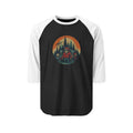Forest Adventure Unisex Raglan Shirt – Campfire & Hiking Tee, Outdoor Lover Gift, Casual Nature Apparel
