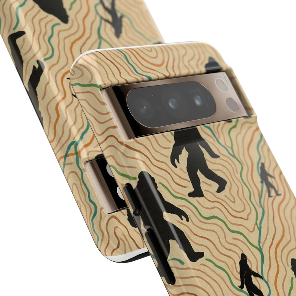 Bigfoot Phone Case – Durable Adventure Phone Case, Unique Nature Lover Gift, Outdoor Accessories Printify