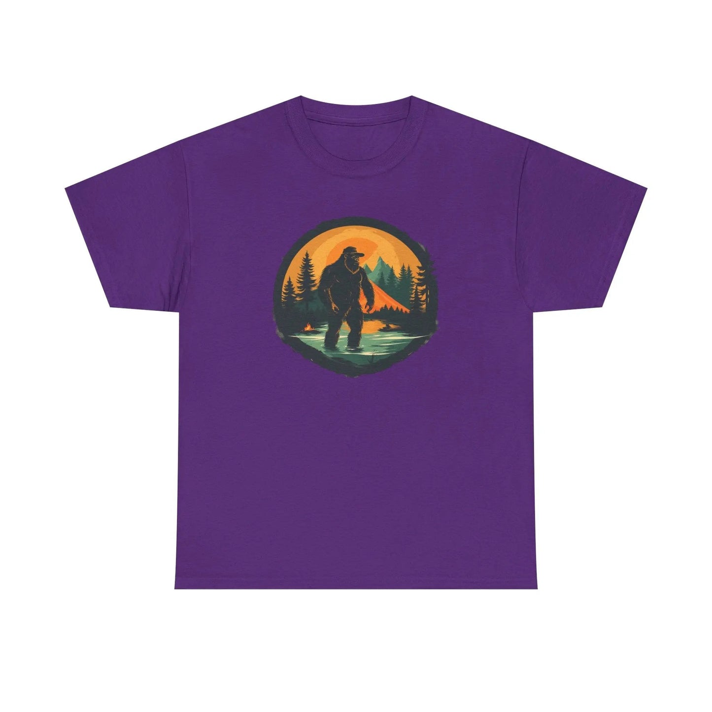 Bigfoot Adventure Tee – Unisex Cotton Shirt, Casual Outdoor & Wilderness Exploration Wear, Nature Lover Gift Printify