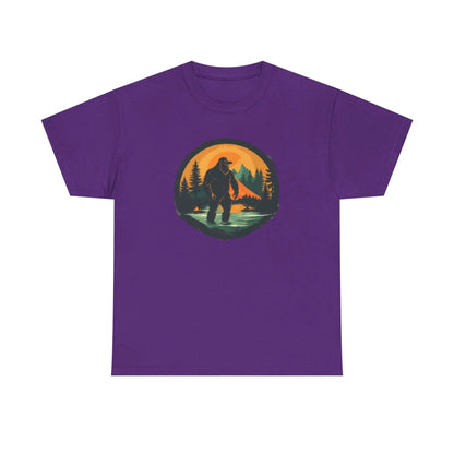 Bigfoot Adventure Tee – Unisex Cotton Shirt, Casual Outdoor & Wilderness Exploration Wear, Nature Lover Gift Printify