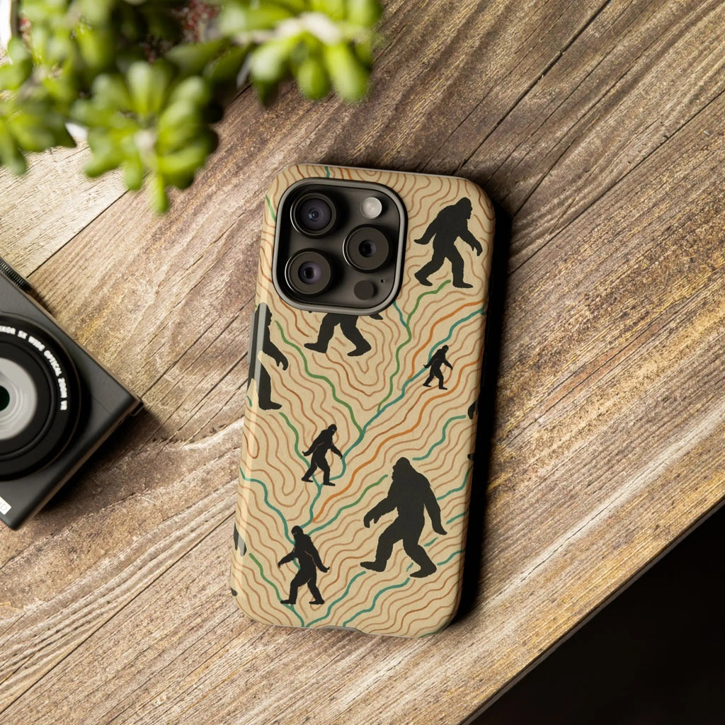 Bigfoot Phone Case – Durable Adventure Phone Case, Unique Nature Lover Gift, Outdoor Accessories Printify