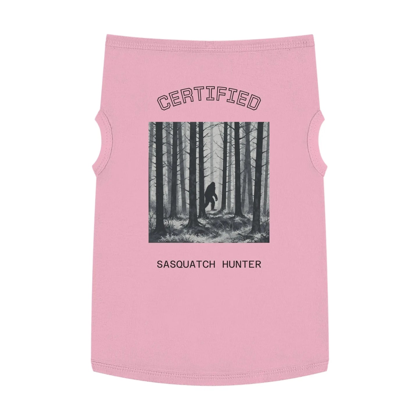 Certified Sasquatch Hunter Pet Tank Top Printify