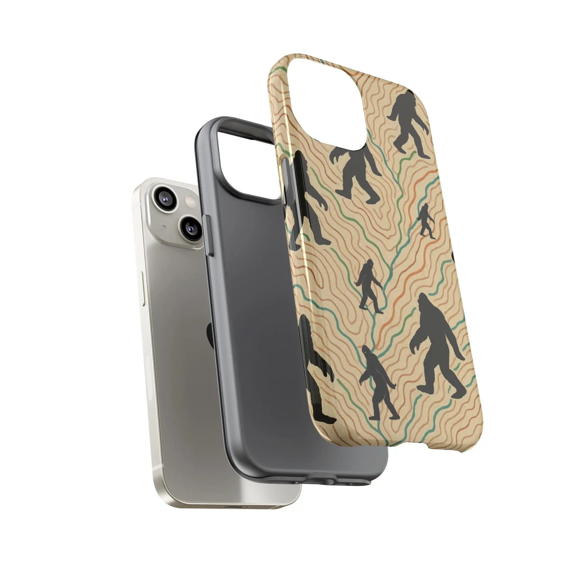 Bigfoot Phone Case – Durable Adventure Phone Case, Unique Nature Lover Gift, Outdoor Accessories Printify