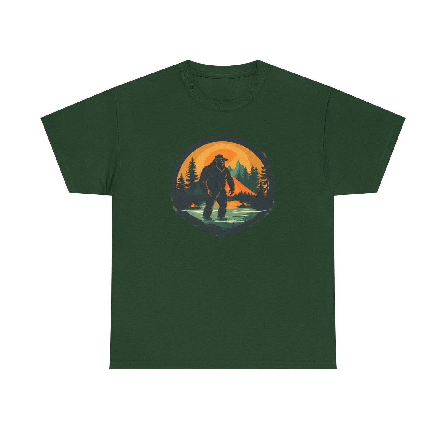 Bigfoot Adventure Tee – Unisex Cotton Shirt, Casual Outdoor & Wilderness Exploration Wear, Nature Lover Gift Printify