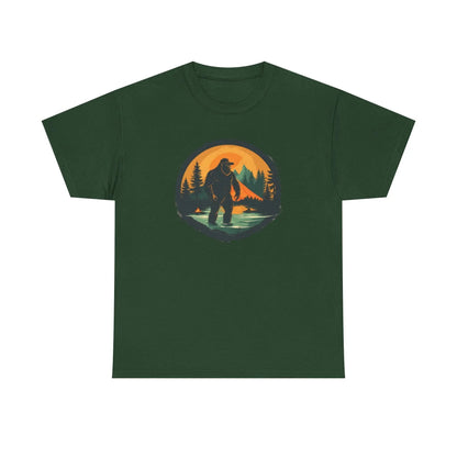 Bigfoot Adventure Tee – Unisex Cotton Shirt, Casual Outdoor & Wilderness Exploration Wear, Nature Lover Gift Printify
