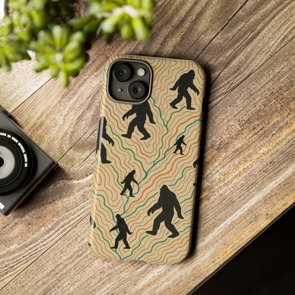 Bigfoot Phone Case – Durable Adventure Phone Case, Unique Nature Lover Gift, Outdoor Accessories Printify
