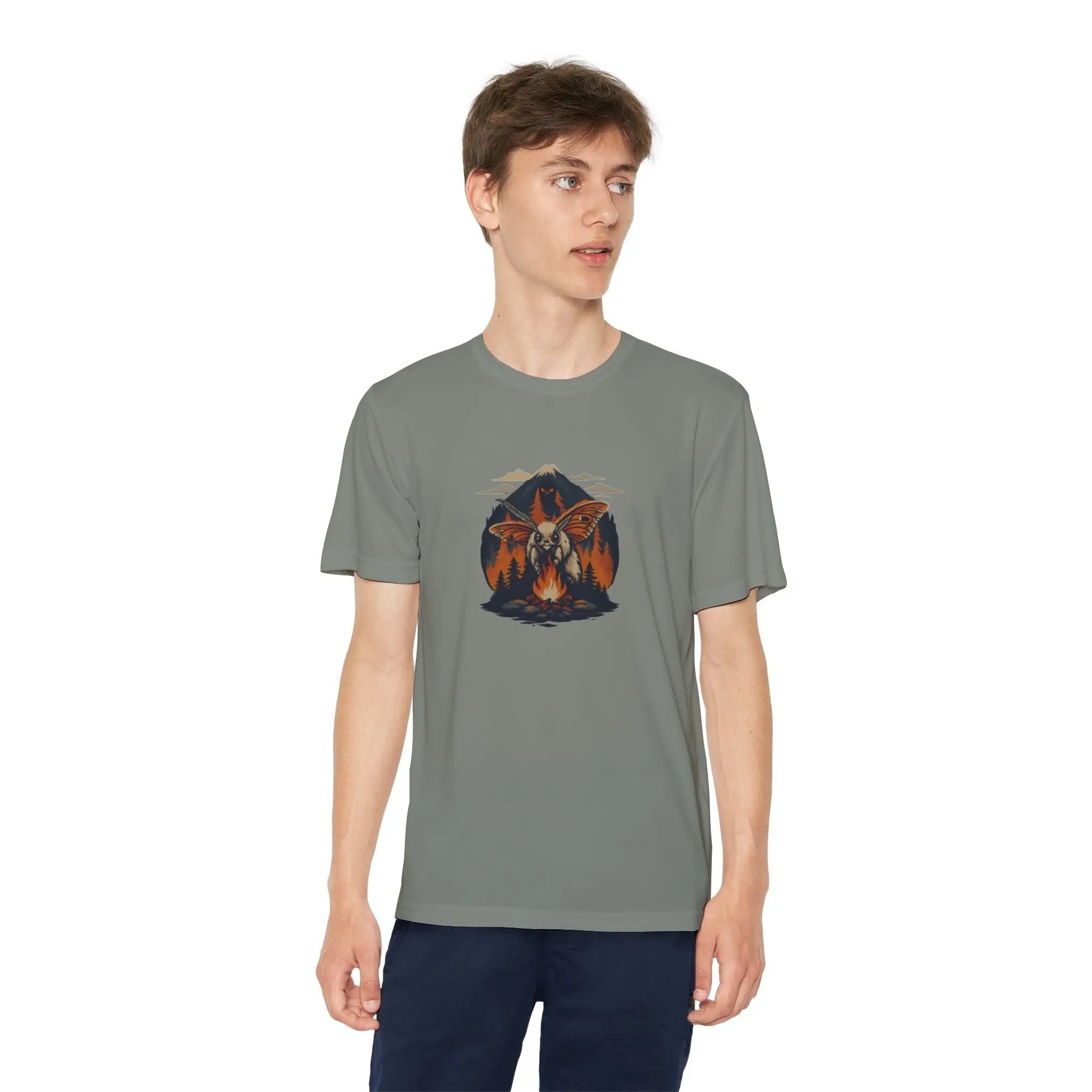 Youth Adventure Tee – Kids’ Mountain Design Outdoor & Hiking Shirt, Perfect Gift for Young Nature Lovers Printify