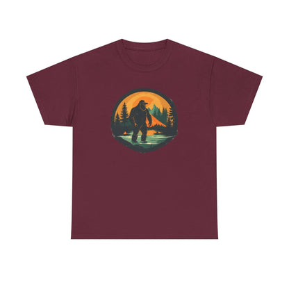 Bigfoot Adventure Tee – Unisex Cotton Shirt, Casual Outdoor & Wilderness Exploration Wear, Nature Lover Gift Printify