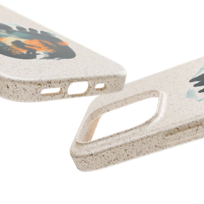 Bigfoot Print Phone Case – Compostable PLA & Bamboo Forest Design Printify