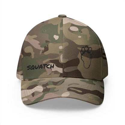 Embroidered Sasquatch Footprint Cap – Classic Low-Profile Adventure Hat Printify