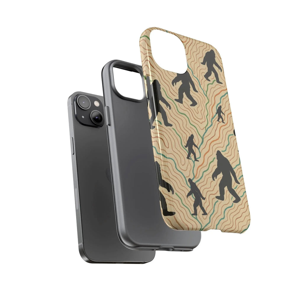 Bigfoot Phone Case – Durable Adventure Phone Case, Unique Nature Lover Gift, Outdoor Accessories Printify