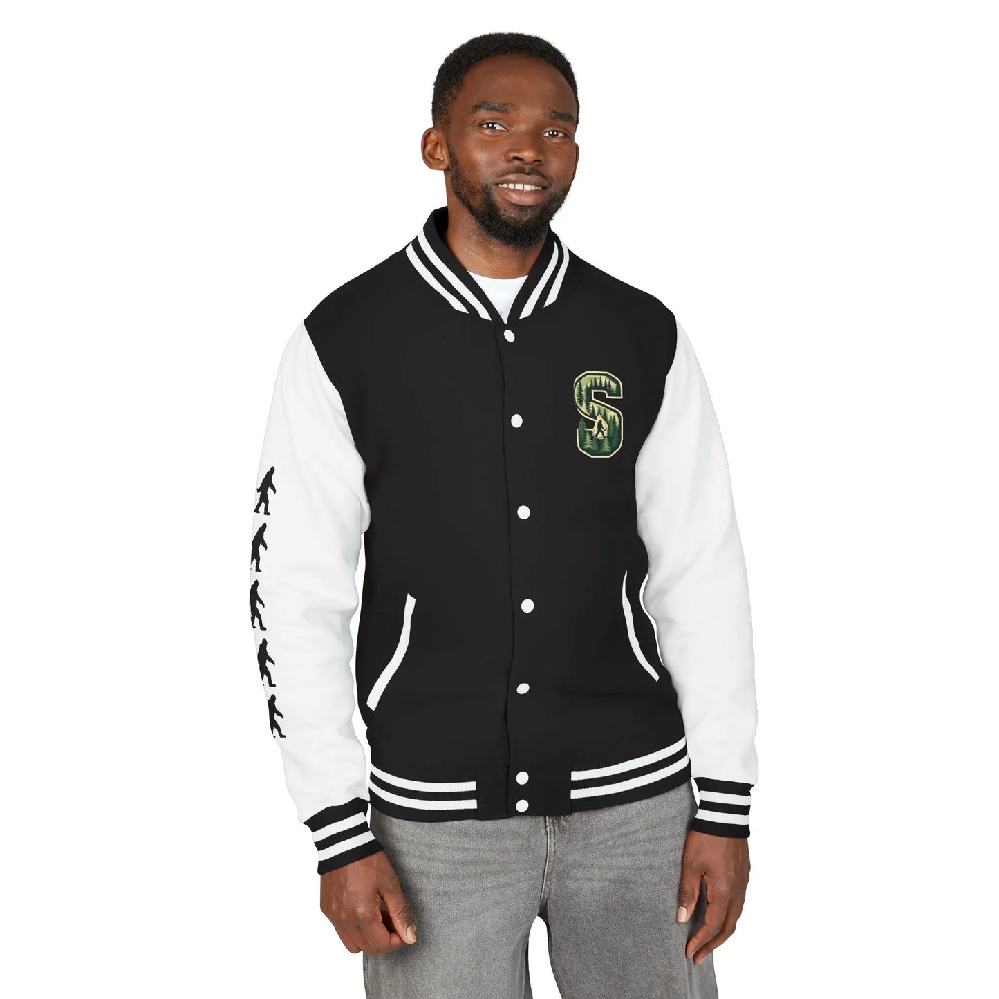 Squatch Varsity Letterman Jacket Printify