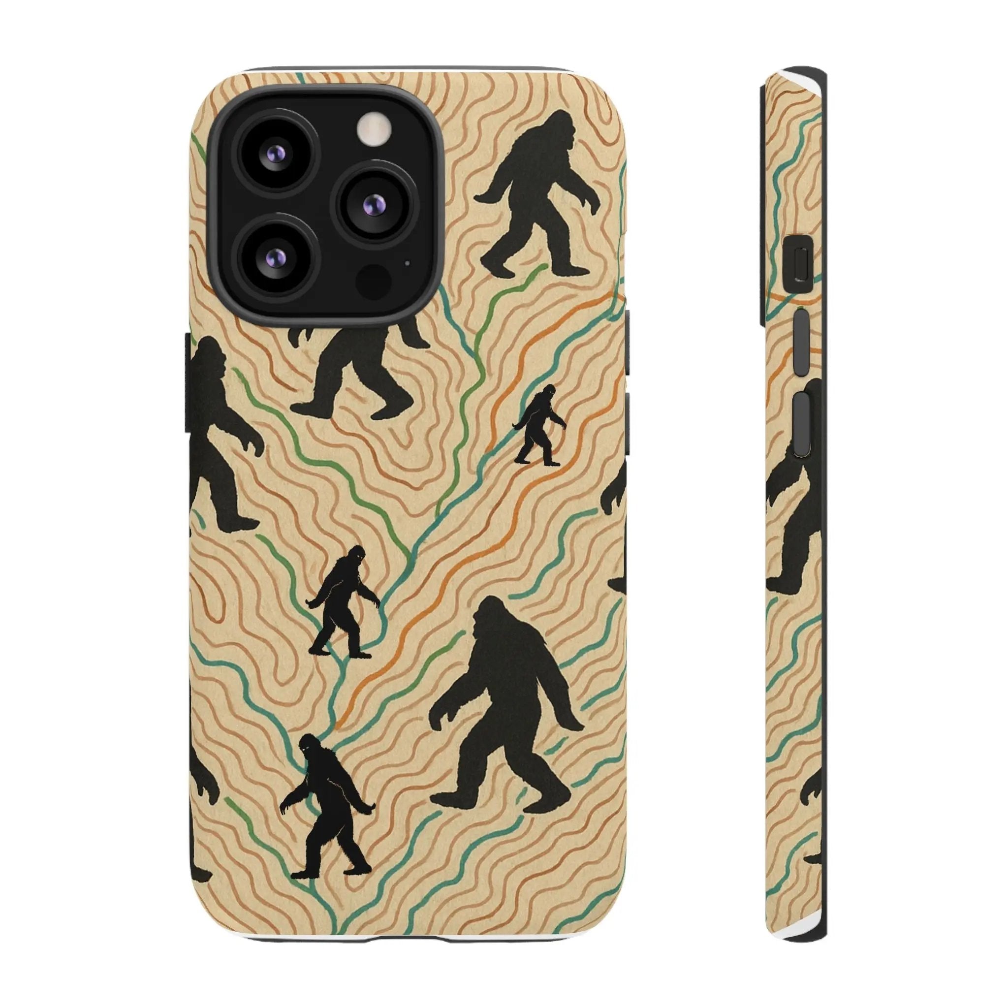 Bigfoot Phone Case – Durable Adventure Phone Case, Unique Nature Lover Gift, Outdoor Accessories Printify