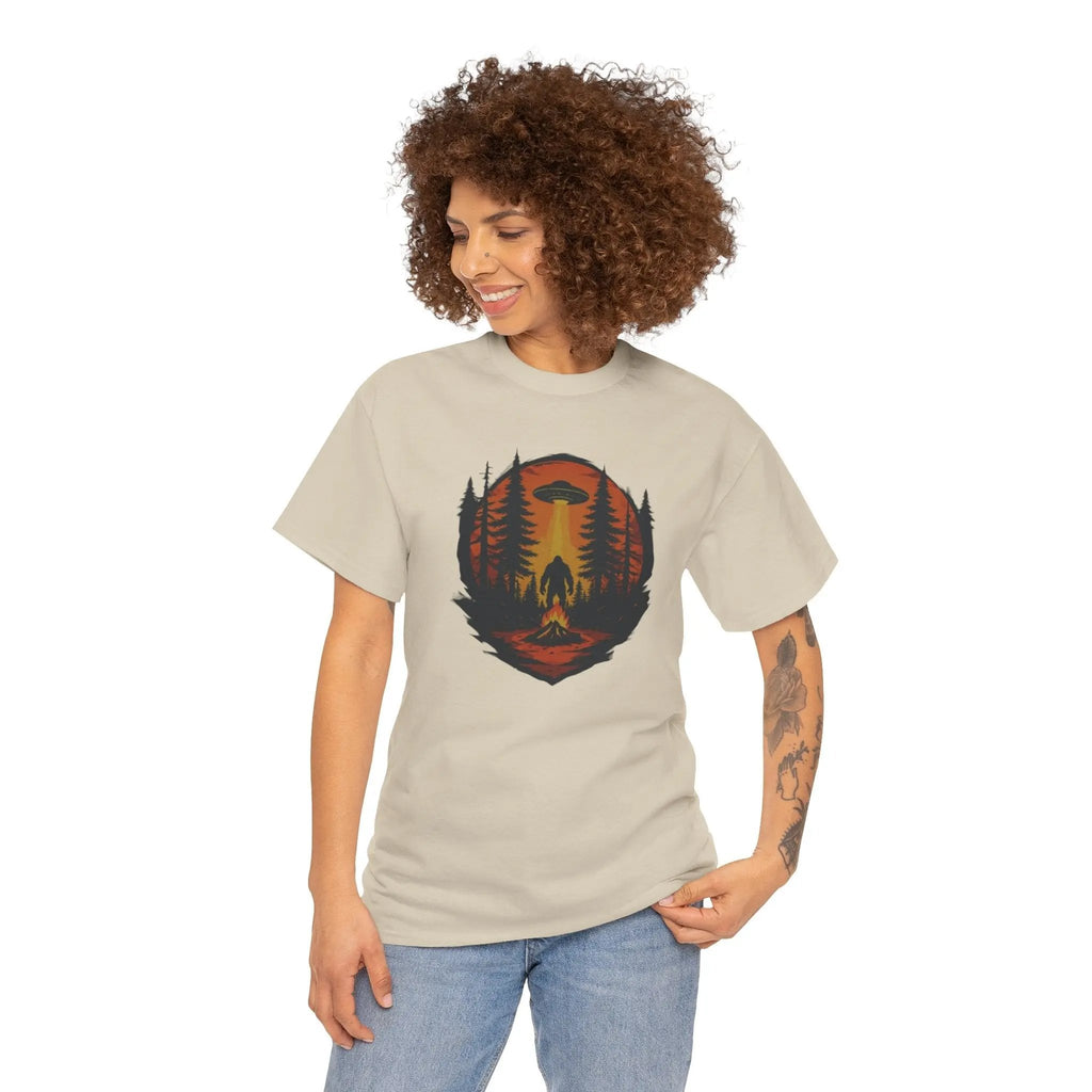 Nature-Inspired Adventure Tee – Unisex Cotton Camping & Outdoor Shirt, Perfect Gift for Nature Lovers Printify