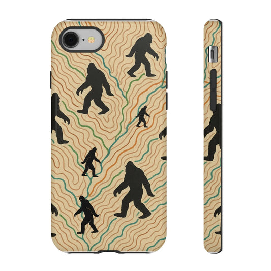 Bigfoot Phone Case – Durable Adventure Phone Case, Unique Nature Lover Gift, Outdoor Accessories Printify