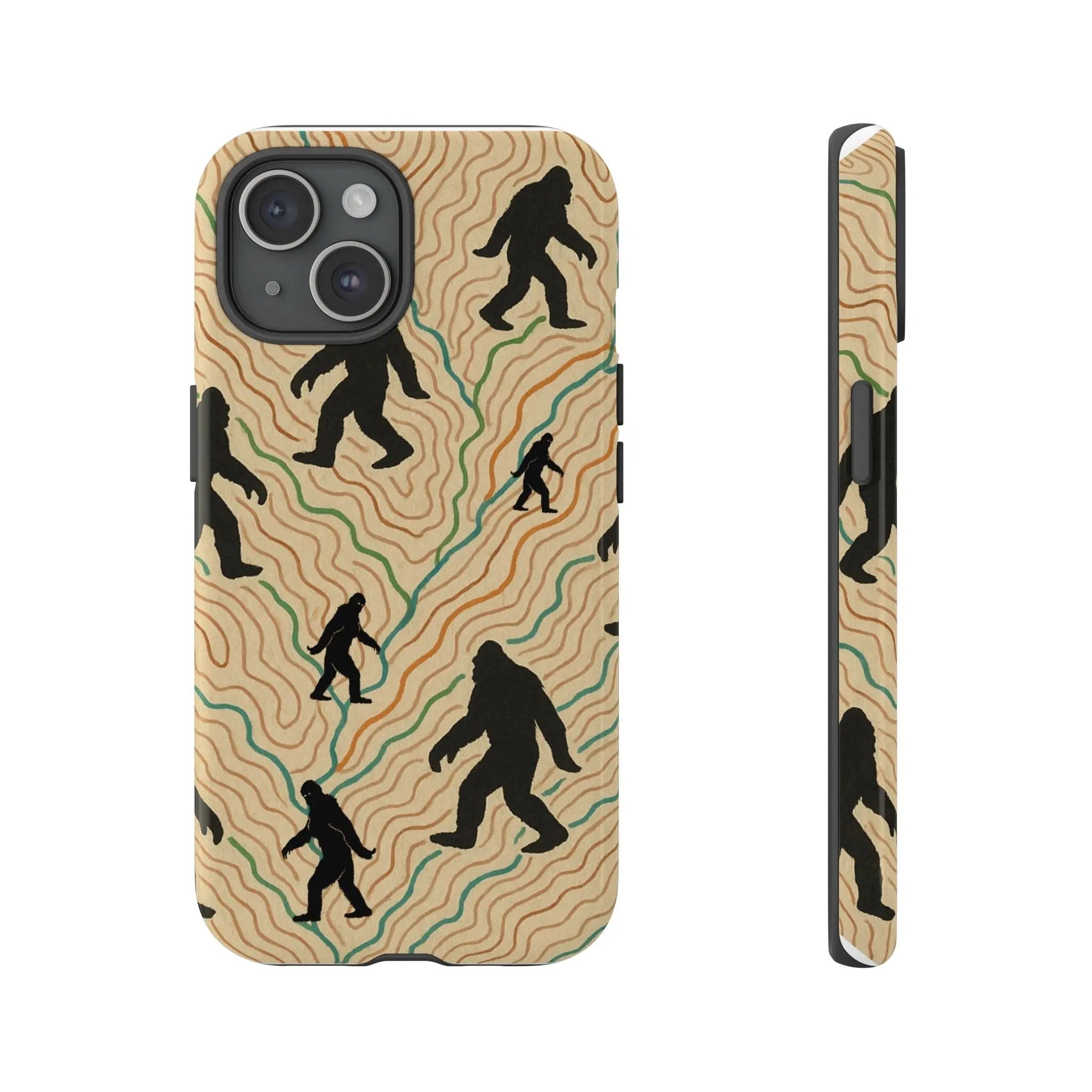 Bigfoot Phone Case – Durable Adventure Phone Case, Unique Nature Lover Gift, Outdoor Accessories Printify