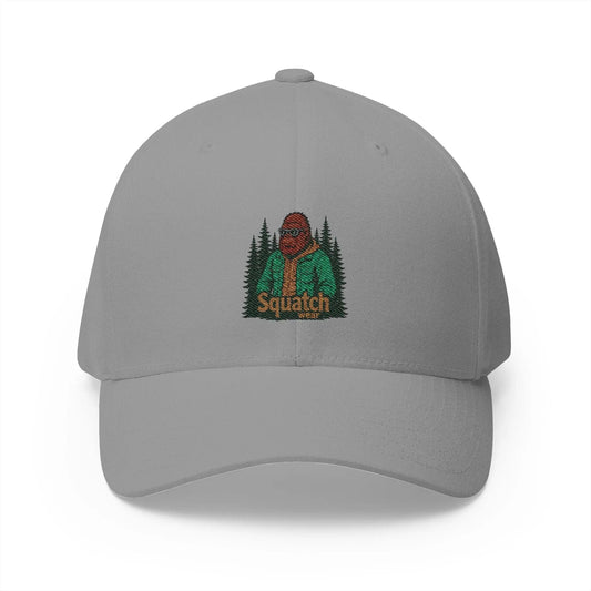Sasquatch Embroidered Cap – Outdoor Adventure Hat, Bigfoot Enthusiast Gift, Hiking & Casual Wear Printify