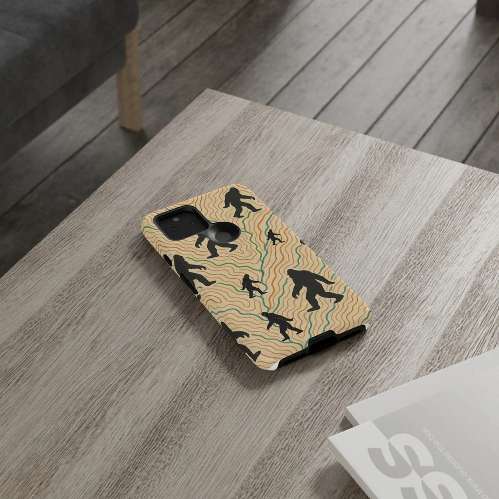 Bigfoot Phone Case – Durable Adventure Phone Case, Unique Nature Lover Gift, Outdoor Accessories Printify