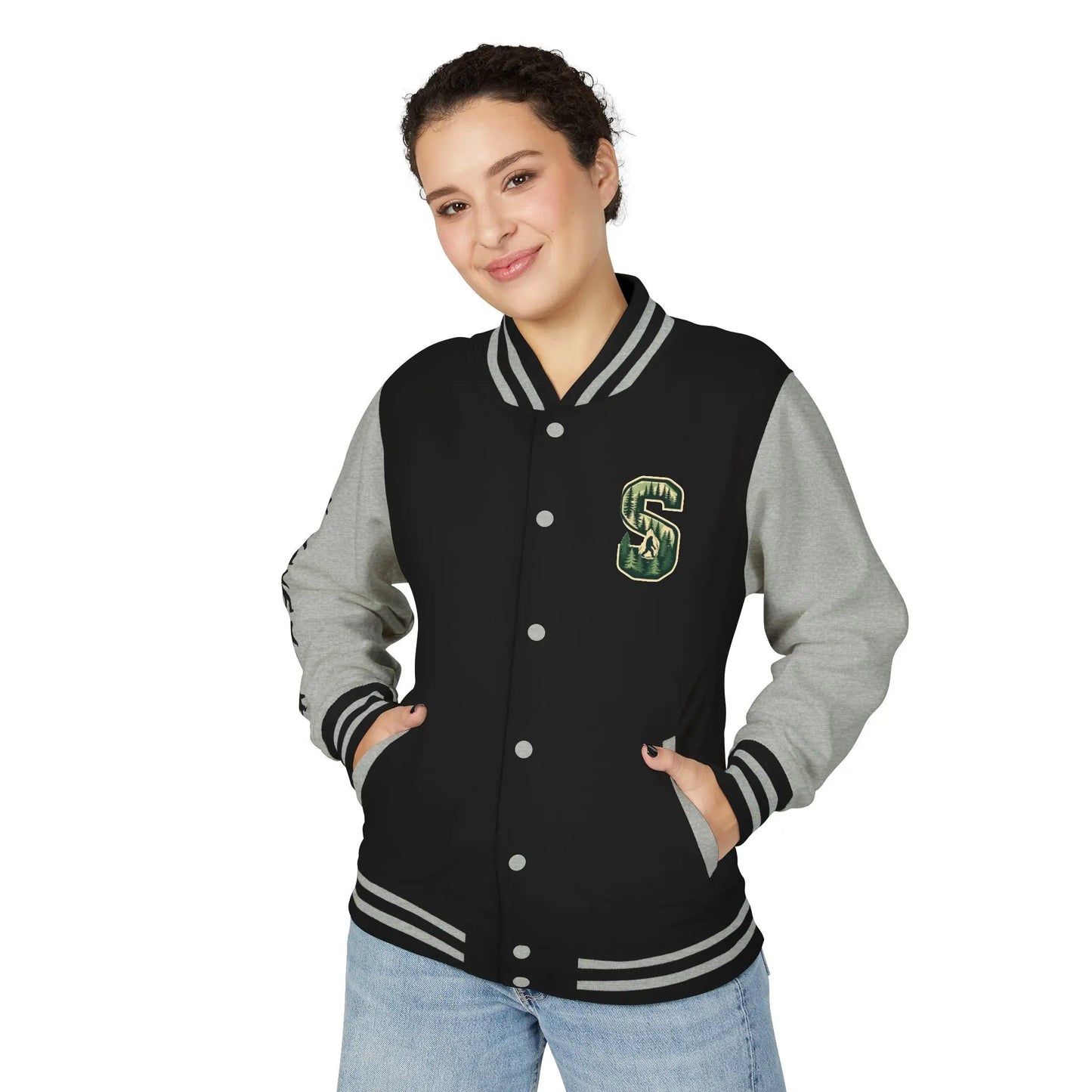 Squatch Varsity Letterman Jacket Printify