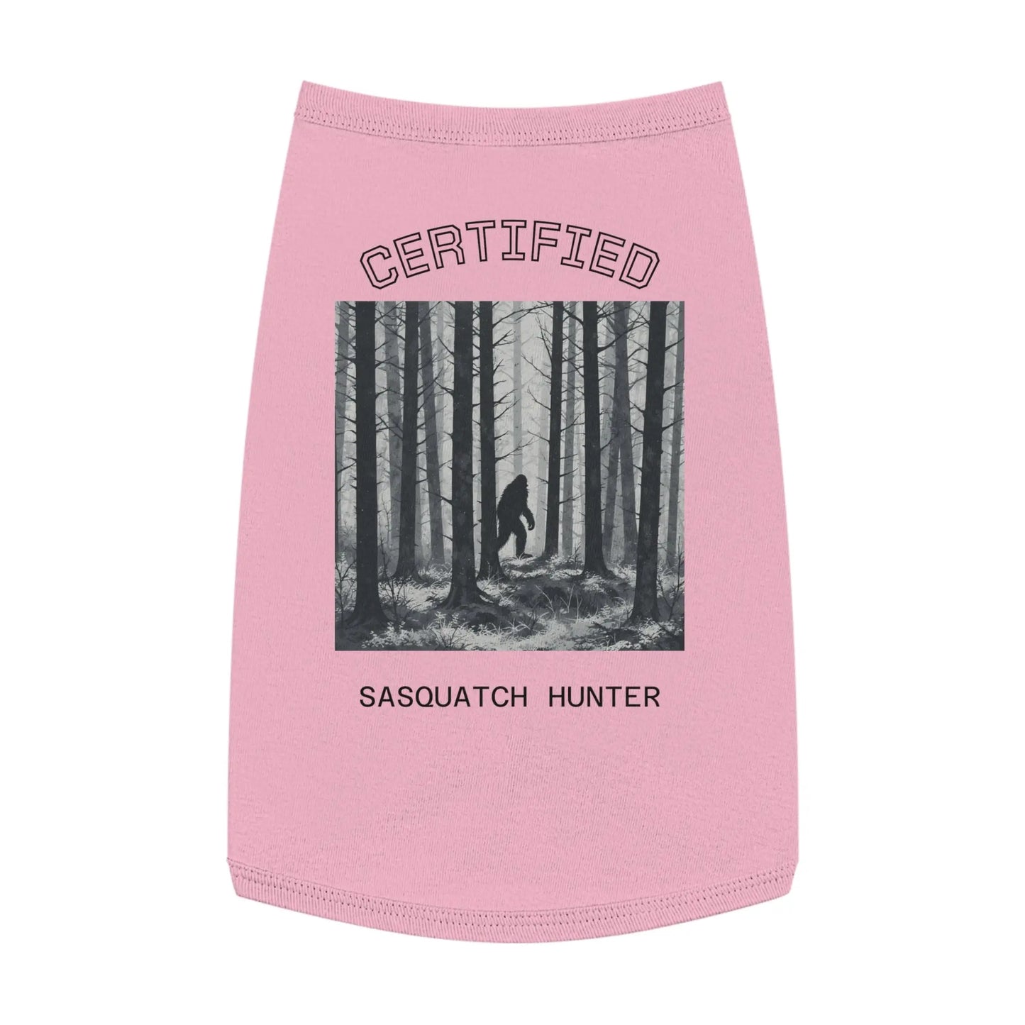 Certified Sasquatch Hunter Pet Tank Top Printify