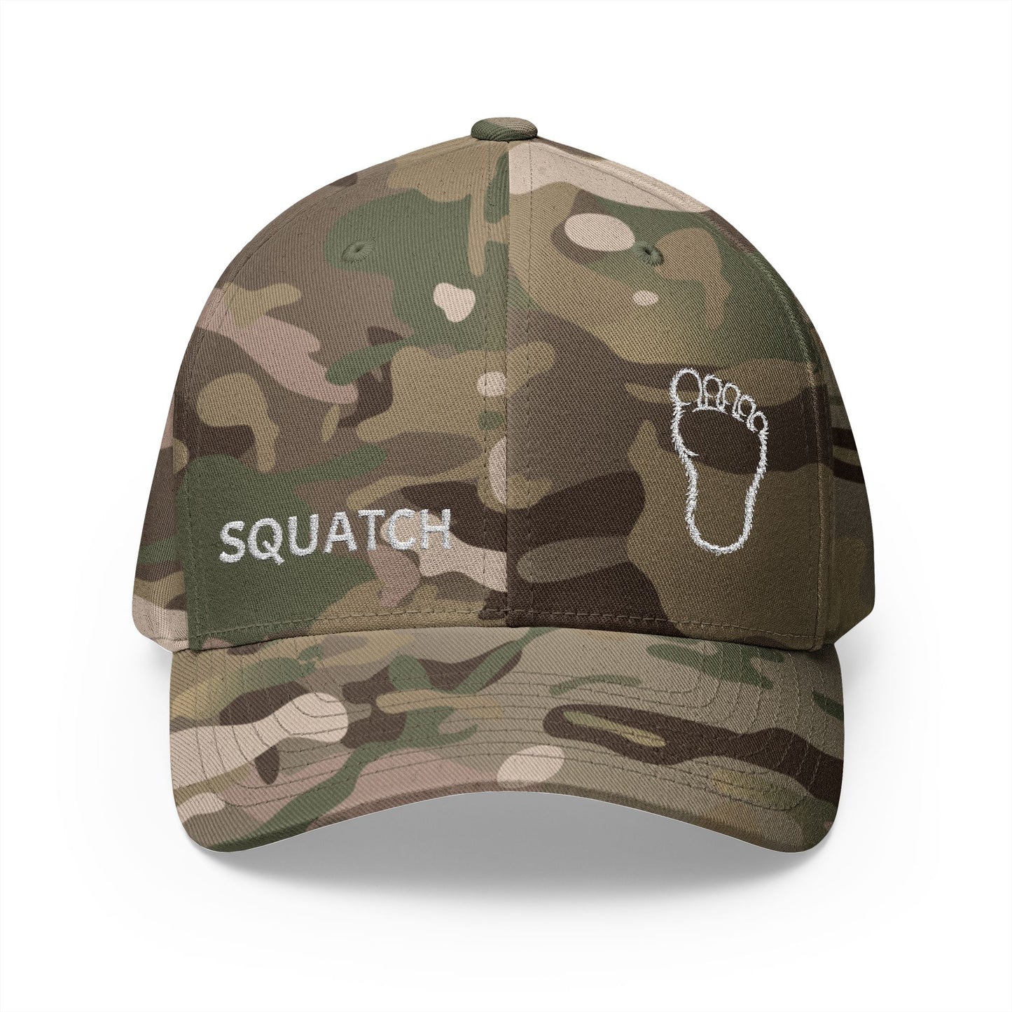 Embroidered Sasquatch Footprint – Classic Low-Profile Adventure Hat