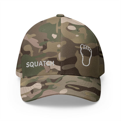 Embroidered Sasquatch Footprint – Classic Low-Profile Adventure Hat