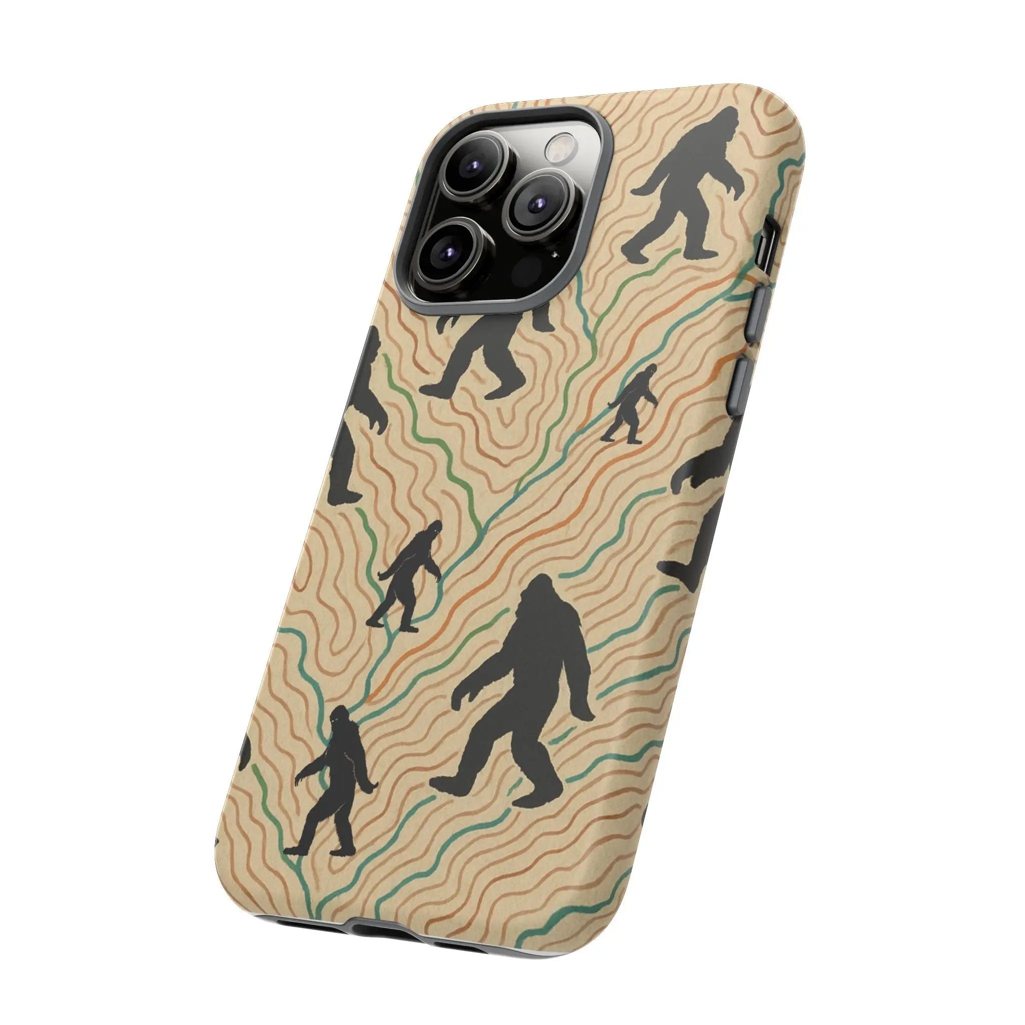 Bigfoot Phone Case – Durable Adventure Phone Case, Unique Nature Lover Gift, Outdoor Accessories Printify